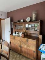 Antieke eiken buffetkast, Eikenhout, Zo goed als nieuw, Met deur(en), Antiek