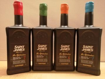 Rum Agricole Saint James vintage brut de fût Éphémères4x70cl beschikbaar voor biedingen