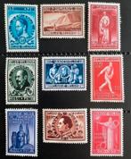 België: OBP 728/37 ** Culturele werken 1946., Postzegels en Munten, Orginele gom, Ophalen of Verzenden, Zonder stempel, Postfris