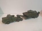 Dinky toys 698 Tank Transporter met tank, Ophalen of Verzenden, Bus of Vrachtwagen, Dinky Toys