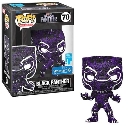 Marvel POP! Films Black Panther Art Series uniquement chez W, Collections, Jouets miniatures, Neuf, Enlèvement ou Envoi