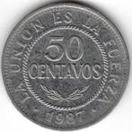 Bolivië : 50 Centavos 1987  KM#204  Ref 15029, Postzegels en Munten, Munten | Amerika, Ophalen of Verzenden, Zuid-Amerika, Losse munt