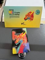 Gele draak Crypto postzegel Bpost - Zeldzaam, Postzegels en Munten, Ophalen of Verzenden, Postfris
