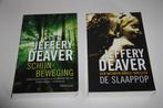 Slaappop + schijnbeweging * jeffery deaver - schijnbeweging, Boeken, Ophalen of Verzenden, Gelezen