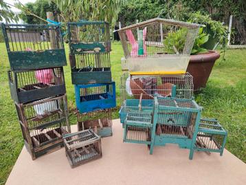 Anciennes cages a oiseaux deco  beschikbaar voor biedingen