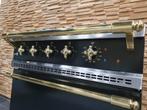 🔥Luxe Lacanche Fornuis 70cm zwart en messing 4 pits 1 oven, 60 cm of meer, Ophalen of Verzenden, Zo goed als nieuw, Energieklasse A of zuiniger