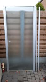 glasdeur met aluminium zijkanten, Doe-het-zelf en Bouw, Ophalen of Verzenden, Zo goed als nieuw