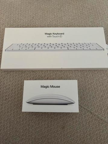 Apple magic mouse en keyboard