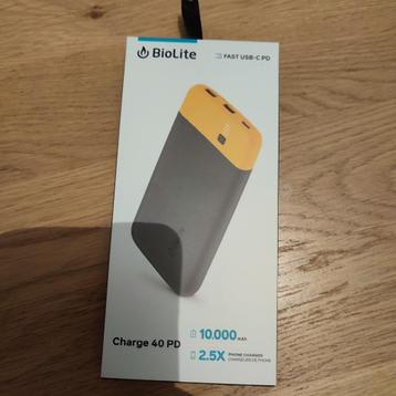 Powerbank Biolite Charge 40 PD  beschikbaar voor biedingen