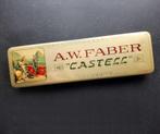 Ancienne boîte à crayons en métal A.W. Faber Castell, Collections, Utilisé, Enlèvement ou Envoi