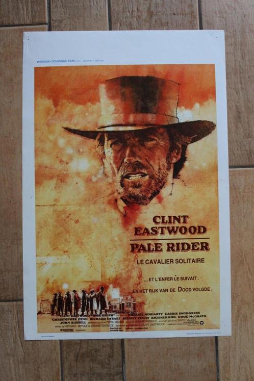 filmaffiche Clint Eastwood Pale Rider 1985 filmposter, Collections, Posters & Affiches, Comme neuf, Cinéma et TV, A1 jusqu'à A3