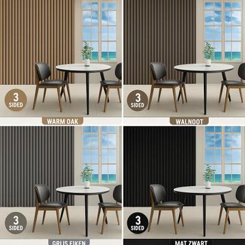 !! Actie !! Akoestische wandpanelen 270x60 - 21mm - 3 zijdig beschikbaar voor biedingen
