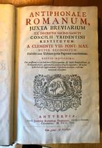 Antiquariaat religieus groot boek gezangen 1713  Antwerpen, Antiquités & Art, Enlèvement ou Envoi