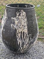 XL Terracotta fat lava 78cm hoog , meer 40 kilo , bloempot, Tuin, Steen, Gebruikt, Ophalen of Verzenden