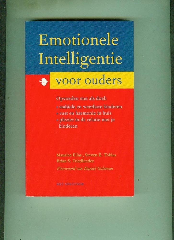 Emotionele intelligentie voor ouders s.friedlander, Boeken, Psychologie, Ophalen of Verzenden
