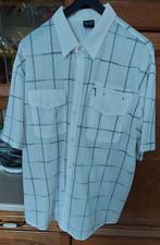 Chemise homme blanche ligne noir 3XL, Enlèvement ou Envoi, Comme neuf, Noir