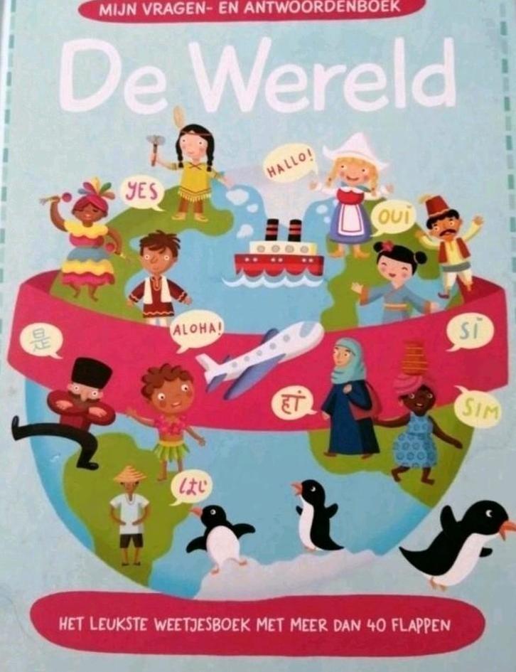 De Wereld, Boeken, Kinderboeken | Kleuters, Zo goed als nieuw, Non-fictie, 5 of 6 jaar, Jongen of Meisje, Uitklapboek, Ophalen