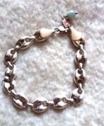 Bracelet plaqué argent, Comme neuf, Acier, Envoi, Avec bracelets à breloques ou perles