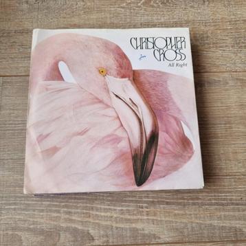 7" Christopher Cross - All right beschikbaar voor biedingen