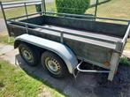 Aanhangwagen dubbelasser 750kg, Auto diversen, Aanhangers en Bagagewagens, Ophalen, Gebruikt