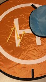 Opvouwbare Drone helipad - dubbelzijdig (blauw/oranje) Ø80cm, Ophalen, Nieuw, Drone met camera