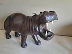 Prachtig vintage Nijlpaard papier maché leder, Verzamelen, Ophalen, Zo goed als nieuw