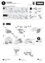 Kit fixation Thule pour VW Touareg, Enlèvement, Comme neuf