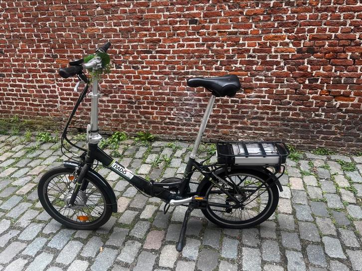 Electrische vouwfiets centrum antwerpen, Fietsen en Brommers, Elektrische fietsen, Zo goed als nieuw, Ophalen