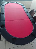 Opvouwbare pokertafel met pokerchips, Hobby en Vrije tijd, Ophalen, Zo goed als nieuw
