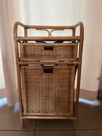 Commode en rotin et en roseaux, Ophalen, Minder dan 50 cm, 1 of 2 laden, Zo goed als nieuw