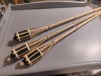 Lot de 3 torches de jardin, Jardin & Terrasse, Torches, Enlèvement