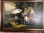 Schilderij 'schilder in landschap', Ophalen