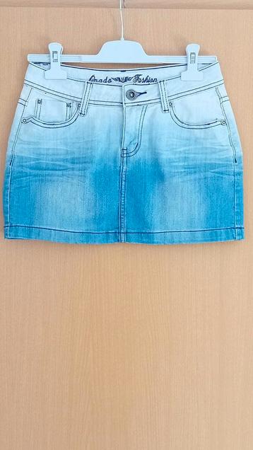 Mini-jupe en jeans Onado taille M, Taille 38/40 (M), Au-dessus du genou, Porté, Bleu