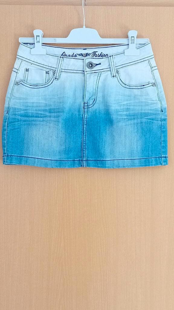 Onado minirok van denim maat M, Kleding | Dames, Rokken, Gedragen, Maat 38/40 (M), Blauw, Boven de knie, Ophalen of Verzenden