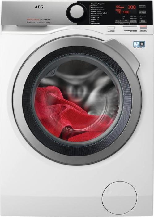 AEG L7FEE84S ProSteam wasmachine, Elektronische apparatuur, Wasmachines, Gebruikt, 1200 tot 1600 toeren, Energieklasse A of zuiniger