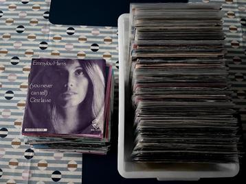 lot van 190 singles - Pop, rock, Nederlandstalig, Frans, Sou beschikbaar voor biedingen