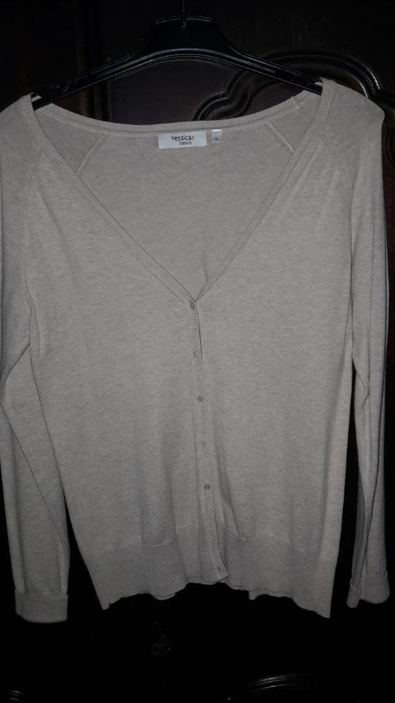 Vestje / gilet / cardigan beige maat M, Kleding | Dames, Truien en Vesten, Zo goed als nieuw, Maat 38/40 (M), Beige, Ophalen of Verzenden