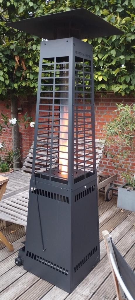 Terrasverwarmer op pellets, Tuin en Terras, Terrasverwarmers, Zo goed als nieuw, Ophalen