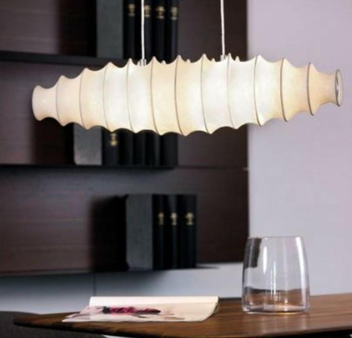 Prachtige cocoon design lamp a la Flos zeppelin/viscontea, Huis en Inrichting, Lampen | Hanglampen, Nieuw, Ophalen of Verzenden