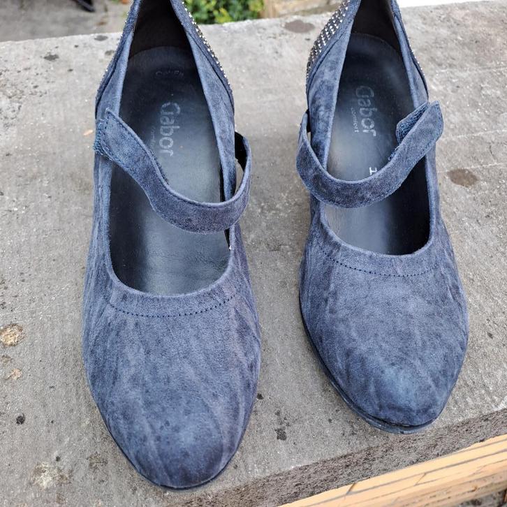 feestelijke schoenen van Gabor, Maat 38, als nieuw, Kleding | Dames, Schoenen, Zo goed als nieuw, Schoenen met lage hakken, Blauw