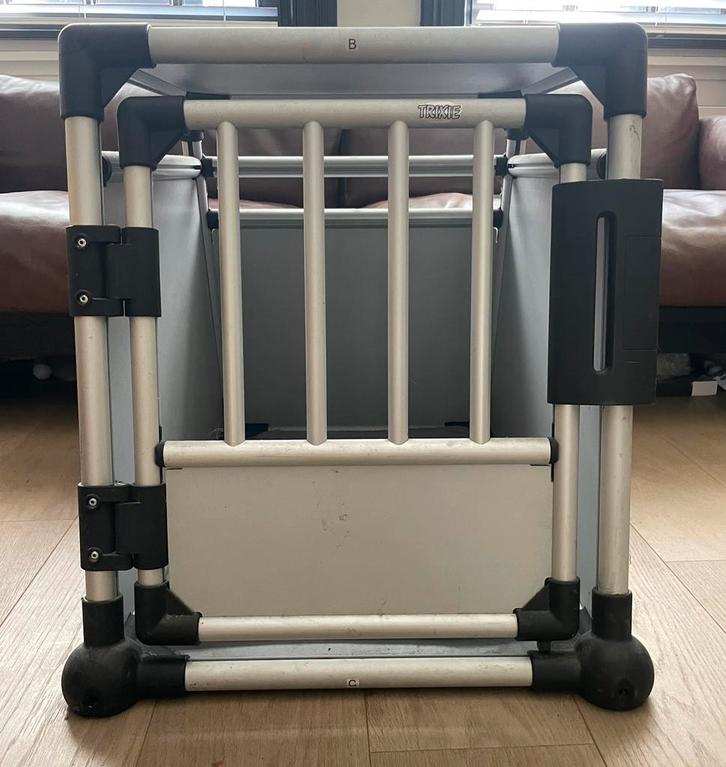 Trixie Vervoersbox hond TOT 20 kg aluminium, Dieren en Toebehoren, Hondenhokken, Zo goed als nieuw, Minder dan 65 cm, Minder dan 75 cm