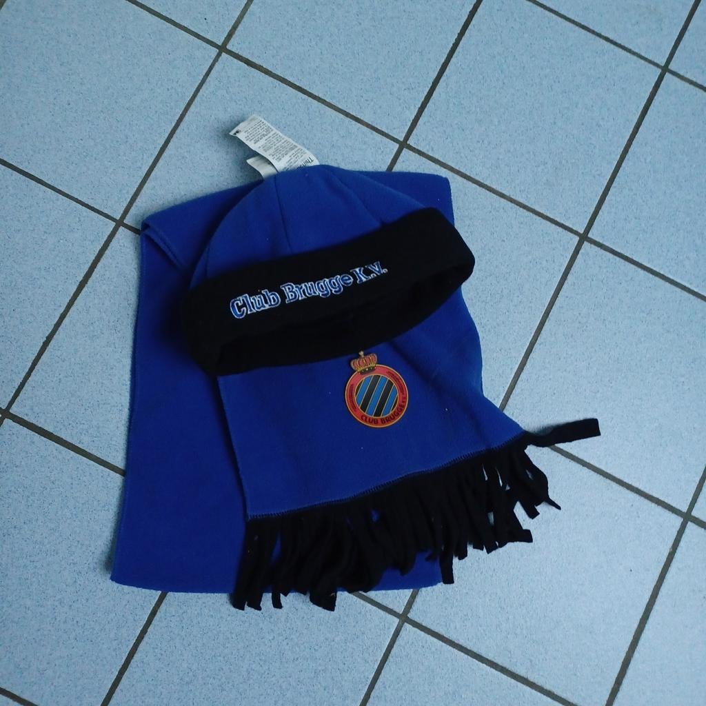 Nieuwe muts en sjaal,  fleece,  club brugge, Ophalen of Verzenden, Nieuw, Muts