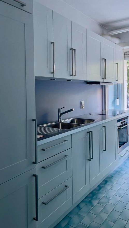 Complete keuken met toestellen, Huis en Inrichting, Keuken | Complete keukens, Zo goed als nieuw, Enkelwandige keuken, Wit, Kunststof