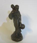 Antieke Weense brons moeder m kind Andor Ruff, Oostenrijk, Antiek en Kunst, Antiek | Brons en Koper, Brons, Verzenden