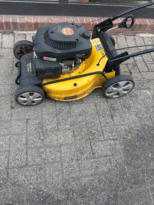 Powerplus grasmaaier 196cc / 53cm – voor handige harry (def, Tuin en Terras, Grasmaaiers, Gebruikt, Benzine-grasmaaier, 50 cm of meer
