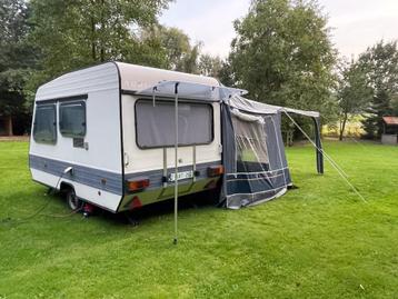 Caravan Circuit Moto Fietsen Scooter, Caravans en Kamperen, Caravans, Standaardzit, Stabilisator, Tot en met 2, Dwarsbed