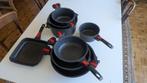 Kookgerei - koekenpan - wok - bakpan - steelpan - grill, Ophalen, Overige materialen, Gebruikt, Pannenset
