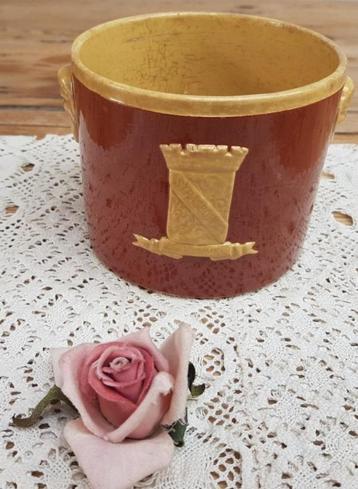 Antieke Franse Foie gras pot,  J.G. Hummel Strasbourg, Enlèvement ou Envoi