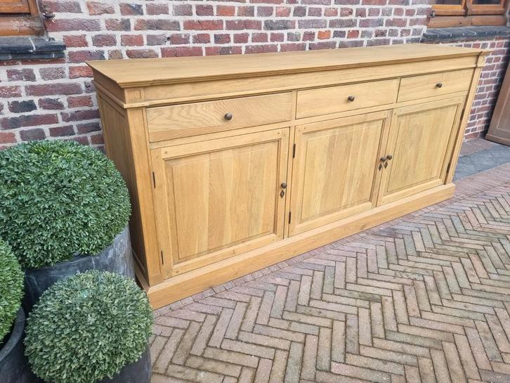 Eiken Dressoir GRATIS LEVERING, Huis en Inrichting, Kasten | Dressoirs, Zo goed als nieuw, 150 tot 200 cm, 50 tot 75 cm, Met lade(s)
