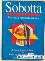 Sobotta - Atlas van de menselijke anatomie (deel 1 & deel 2), Boeken, Ophalen of Verzenden, Zo goed als nieuw, Hoger Onderwijs